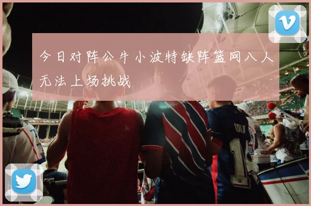 今日对阵公牛小波特缺阵篮网八人无法上场挑战